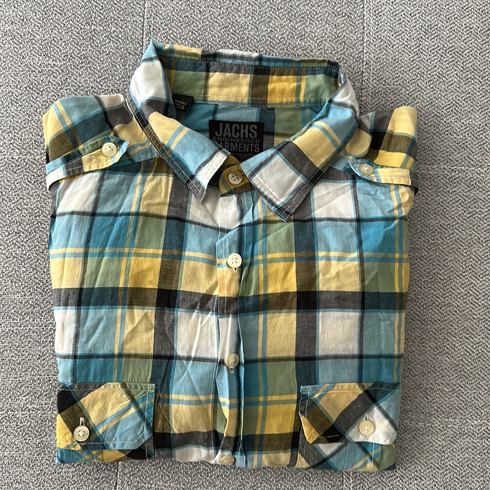 Plaid Long Sleeve BTD (Jachs) XL